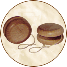 Click to View Enlarged Image of Sleeper Yo-Yo ~ Natural