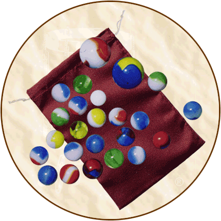Marbles (with cloth bag)