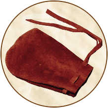 Click to View Enlarged Image of Suede Pouch