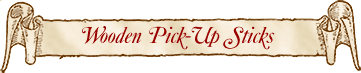Wooden Pick-Up Sticks (with cloth bag)
